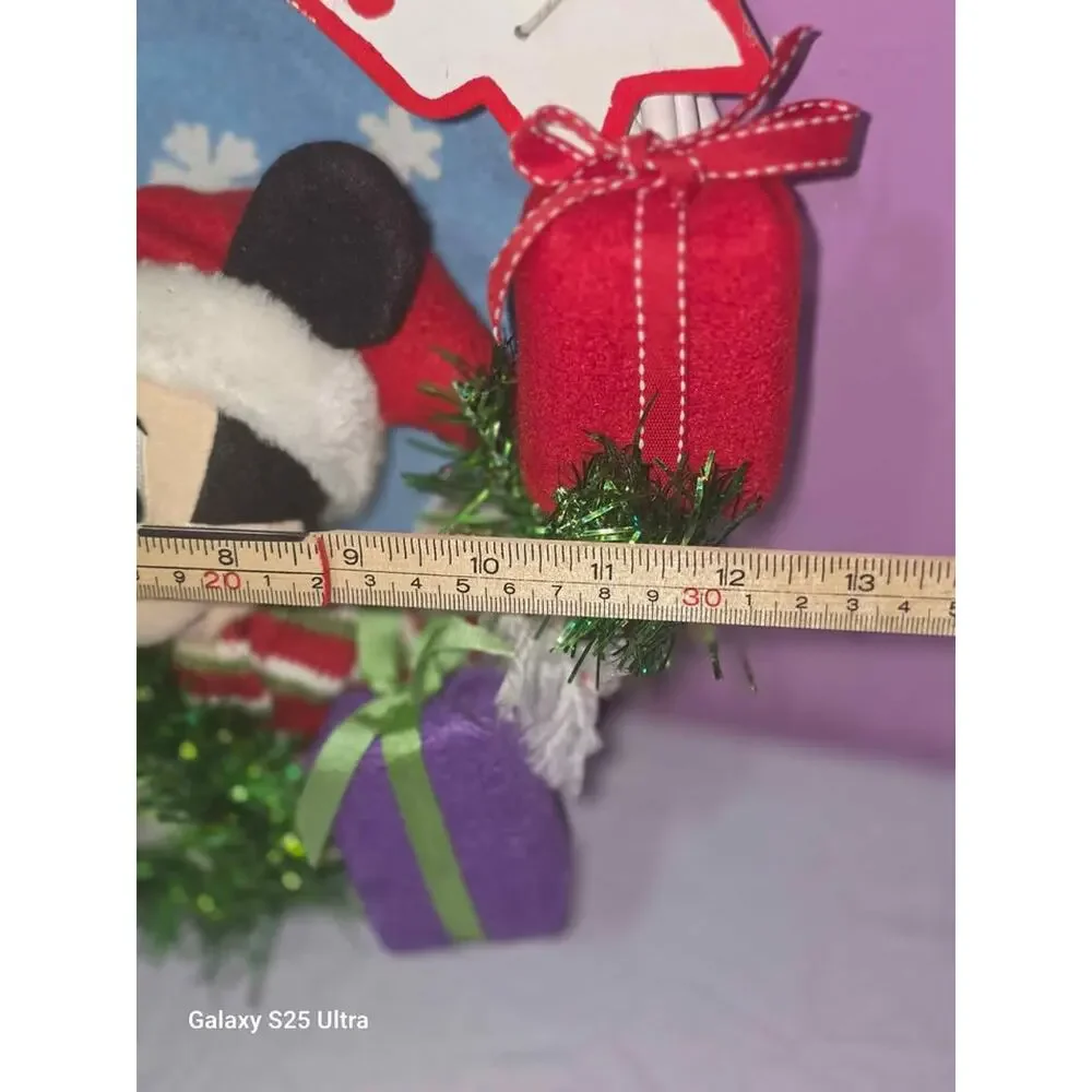 Disney Mickey Mouse and Pluto Christmas Wreath